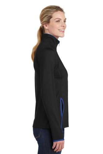 Sport-Tek Ladies Sport-Wick Stretch Contrast Full-Zip Jacket. LST853 image thumbnail