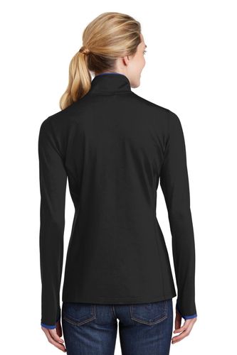 Sport-Tek Ladies Sport-Wick Stretch Contrast Full-Zip Jacket. LST853 image thumbnail
