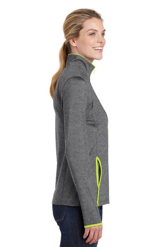 Sport-Tek Ladies Sport-Wick Stretch Contrast Full-Zip Jacket. LST853 image thumbnail