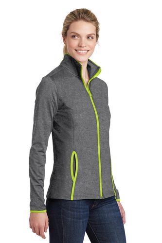 Sport-Tek Ladies Sport-Wick Stretch Contrast Full-Zip Jacket. LST853 image thumbnail