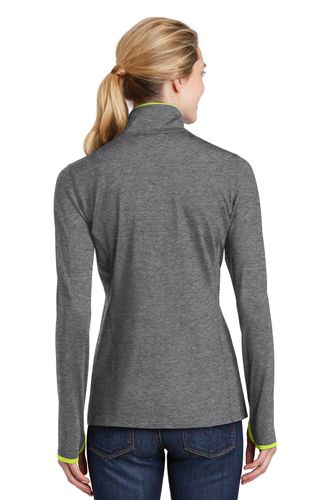 Sport-Tek Ladies Sport-Wick Stretch Contrast Full-Zip Jacket. LST853 image thumbnail