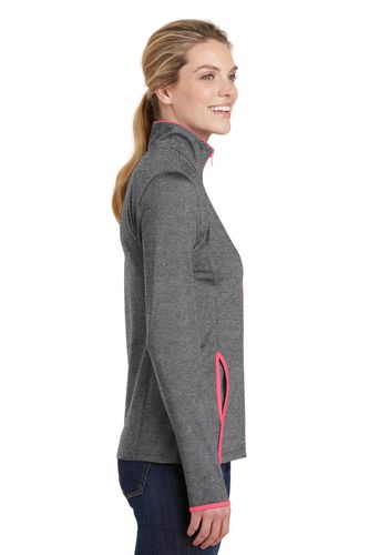 Sport-Tek Ladies Sport-Wick Stretch Contrast Full-Zip Jacket. LST853 image thumbnail