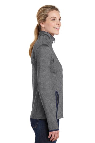 Sport-Tek Ladies Sport-Wick Stretch Contrast Full-Zip Jacket. LST853 image thumbnail