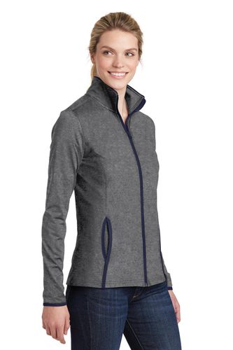 Sport-Tek Ladies Sport-Wick Stretch Contrast Full-Zip Jacket. LST853 image thumbnail