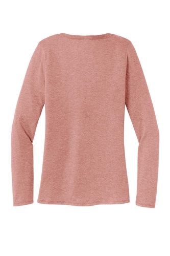 District Women's Perfect Tri Long Sleeve V-Neck Tee DT135 image thumbnail