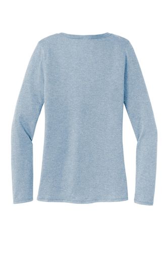 District Women's Perfect Tri Long Sleeve V-Neck Tee DT135 image thumbnail