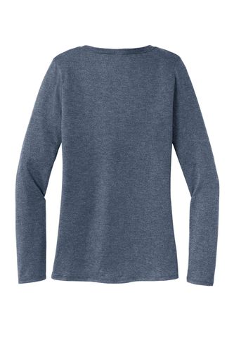 District Women's Perfect Tri Long Sleeve V-Neck Tee DT135 image thumbnail
