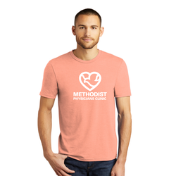 Image of District Perfect Tri Tee. DM130 - Left Chest 