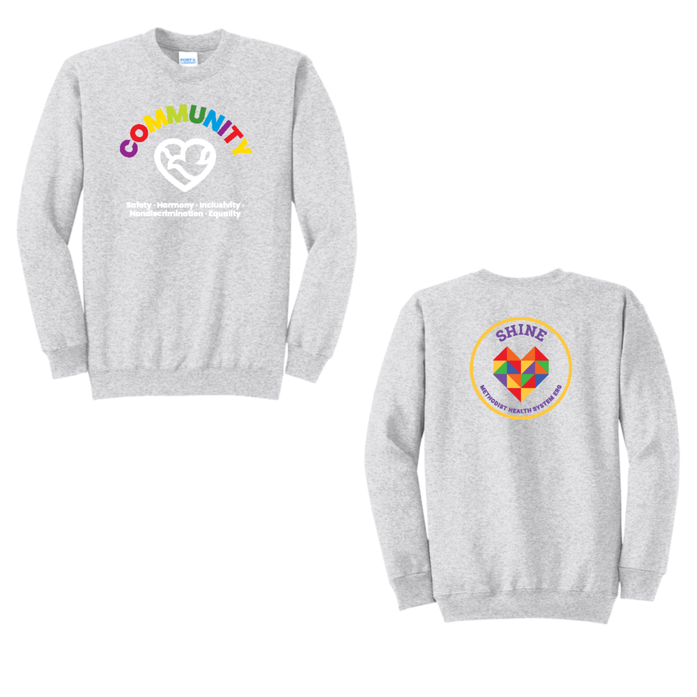 2025 Pride / Shine event crewneck primary image