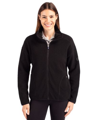Cutter & Buck Cascade Eco Sherpa Fleece Womens Full Zip Jacket image thumbnail