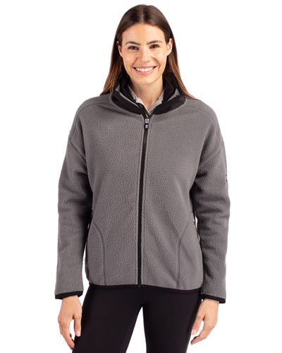 Cutter & Buck Cascade Eco Sherpa Fleece Womens Full Zip Jacket image thumbnail