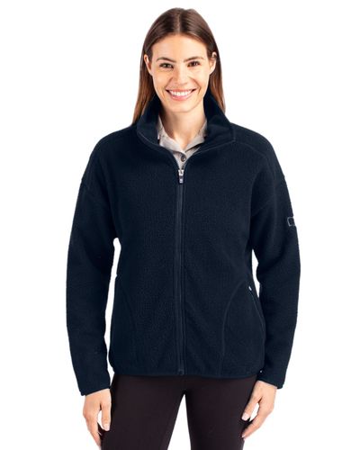 Cutter & Buck Cascade Eco Sherpa Fleece Womens Full Zip Jacket image thumbnail