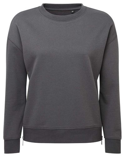 Women's Billie Side-Zip Crewneck Sweatshirt - TD600 image thumbnail