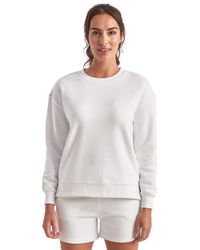 Image of Women's Billie Side-Zip Crewneck Sweatshirt - TD600