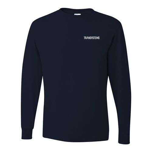 Dri-Power® 50/50 Long Sleeve T-Shirt - Navy image thumbnail