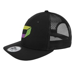 Image of New Era Snapback Low Profile Trucker Cap - Color Signet