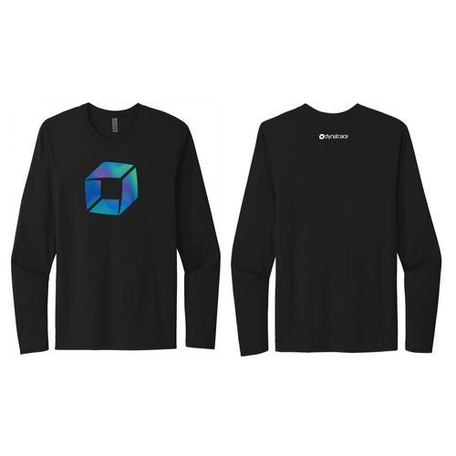 Long Sleeve Cotton Tee Wave Signet image thumbnail