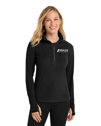 Port Authority Ladies Microfleece 1/2-Zip Pullover image thumbnail