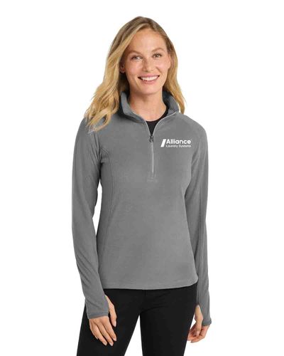 Port Authority Ladies Microfleece 1/2-Zip Pullover image thumbnail
