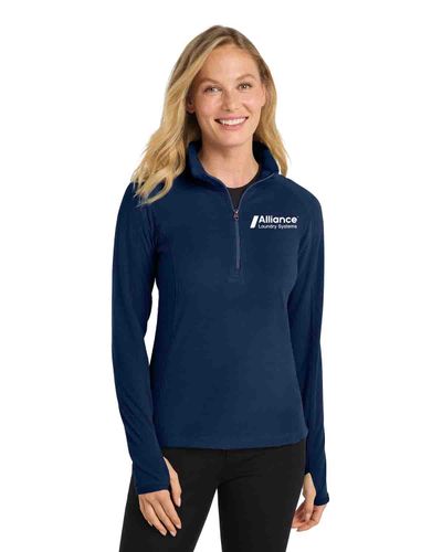 Port Authority Ladies Microfleece 1/2-Zip Pullover image thumbnail