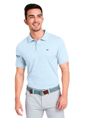 Vineyard Vines Men's Edgartown Pique Polo-Logo Right Sleeve image thumbnail