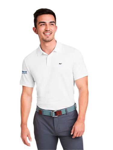 Vineyard Vines Men's Edgartown Pique Polo-Logo Right Sleeve image thumbnail