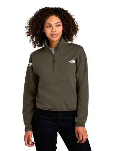 The North Face Women’s Double-Knit 1/2-Zip Fleece - Logo Right Sleeve image thumbnail