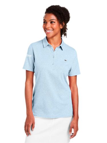 Vineyard Vines Ladies' Edgartown Pique Polo-Logo Right Sleeve image thumbnail
