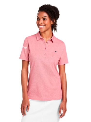Vineyard Vines Ladies' Edgartown Pique Polo-Logo Right Sleeve image thumbnail