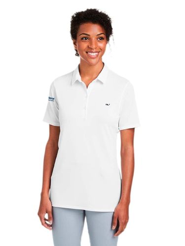 Vineyard Vines Ladies' Edgartown Pique Polo-Logo Right Sleeve image thumbnail