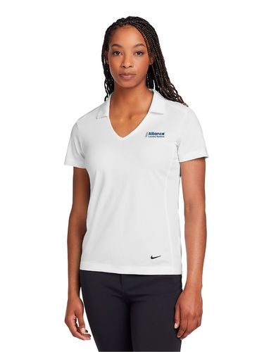 Nike Women's Dri-FIT Vertical Mesh Polo image thumbnail