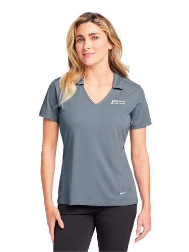 Nike Women's Dri-FIT Vertical Mesh Polo image thumbnail