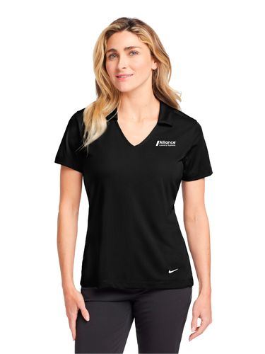 Nike Women's Dri-FIT Vertical Mesh Polo image thumbnail