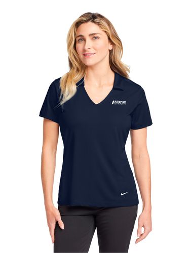 Nike Women's Dri-FIT Vertical Mesh Polo image thumbnail