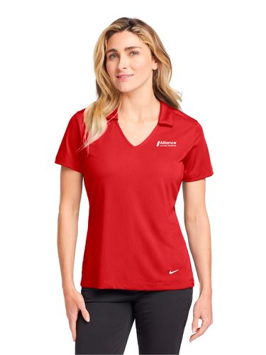Nike Women's Dri-FIT Vertical Mesh Polo image thumbnail