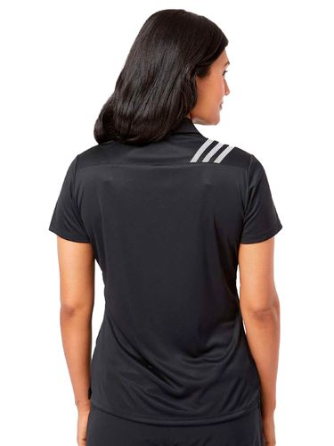 Adidas Women's 3-Stripes Shoulder Polo image thumbnail