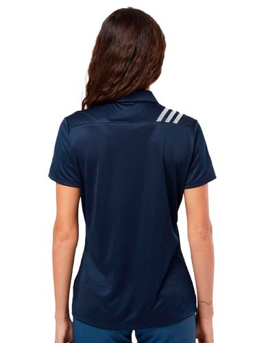 Adidas Women's 3-Stripes Shoulder Polo image thumbnail