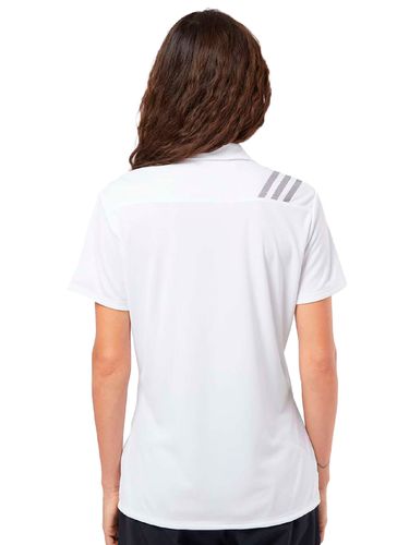 Adidas Women's 3-Stripes Shoulder Polo image thumbnail