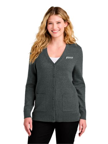 Port Authority Women’s Easy Care Button-Up Cardigan Sweater image thumbnail