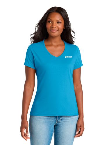 Port & Company Women's Performance Blend V-Neck Tee image thumbnail