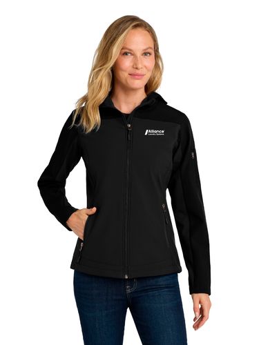 Port Authority Women's Hooded Core Soft Shell Jacket image thumbnail