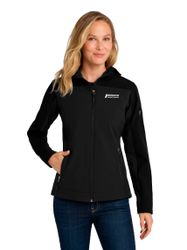 Image of Port Authority Women's Hooded Core Soft Shell Jacket