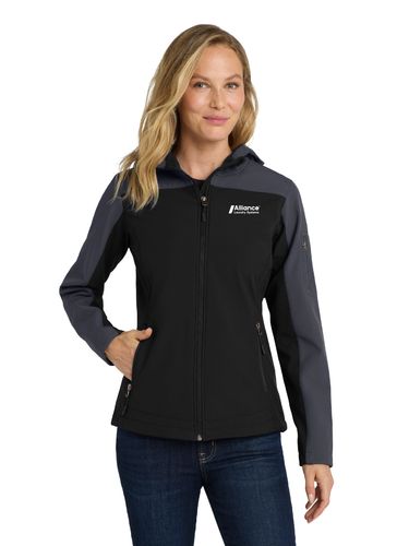 Port Authority Women's Hooded Core Soft Shell Jacket image thumbnail