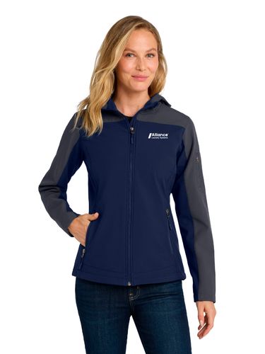 Port Authority Women's Hooded Core Soft Shell Jacket image thumbnail