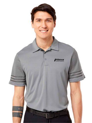 Adidas Striped Sleeve Polo image thumbnail
