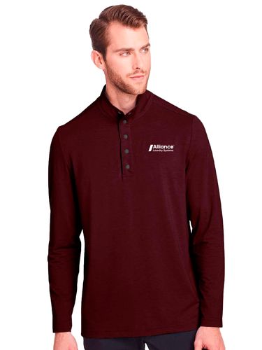 North End Men's Jaq Snap-Up Stretch Performance Pullover image thumbnail