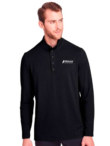 North End Men's Jaq Snap-Up Stretch Performance Pullover image thumbnail