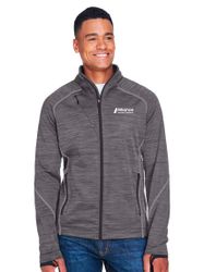 Image of North End Men's Flux Mélange Bonded Fleece Jacket