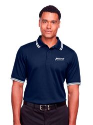 Image of Devon & Jones Men's CrownLux Performance Plaited Tipped Polo