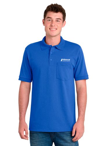 Port & Company Core Blend Jersey Knit Pocket Polo image thumbnail